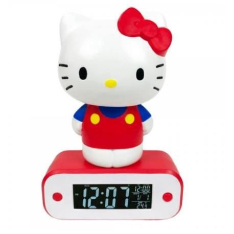 TEKNOFUN - DESPERTADOR ALARME COM LUZ HELLO KITTY 811123