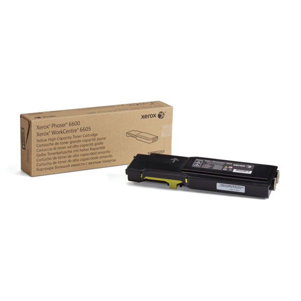 XEROX TONER AMARELO PHASER 6600 / 6605 ALTA CAP. 6000 PAG