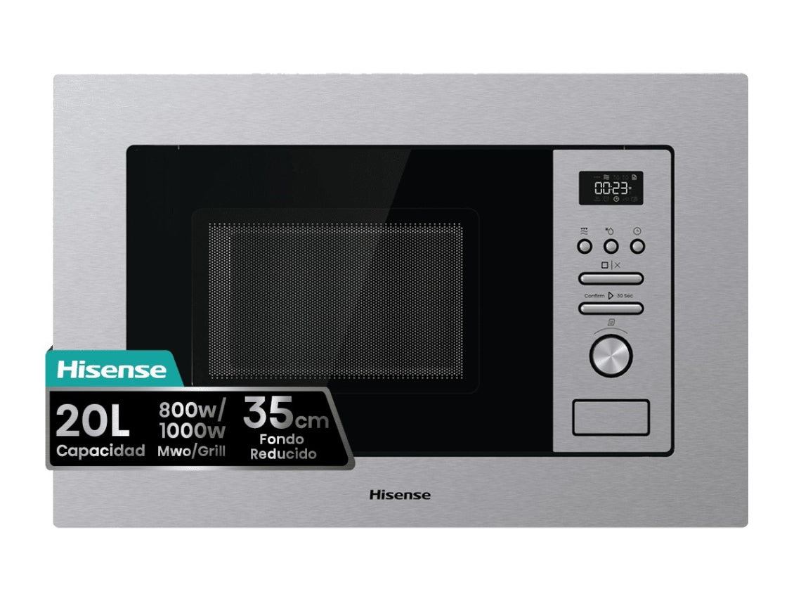 HISENSE - MICROONDAS DE ENCASTRE 20L BIM320G41X