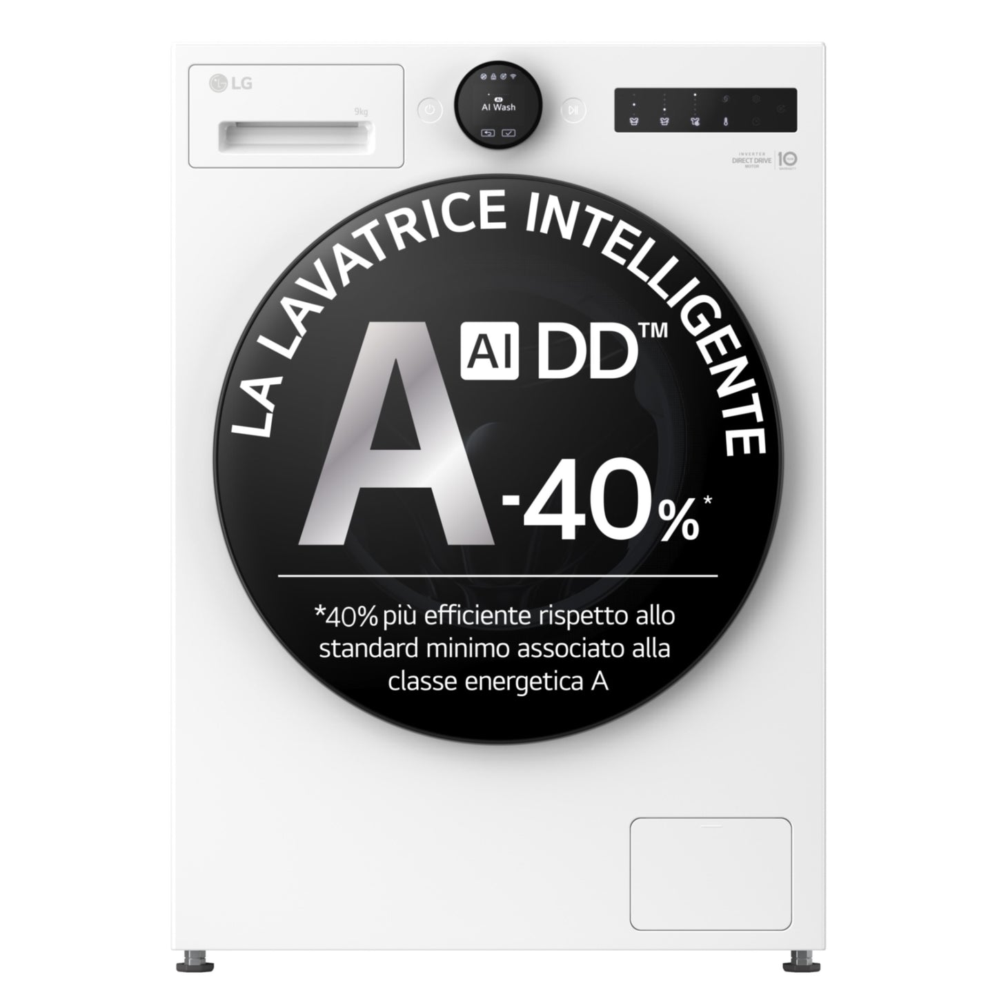 LG - MÁQUINA LAVAR ROUPA F4X7009TWB