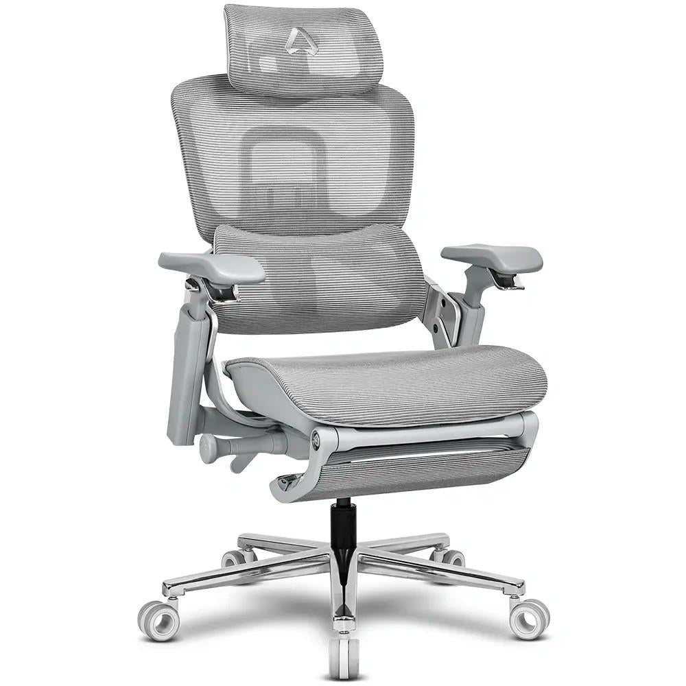 ALPHA GAMER - CADEIRA EM MALHA TIDE GREY AGTIDEGRY