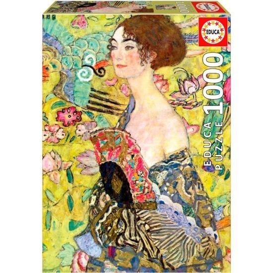 EDUCA - PUZZLE 1000 DAMA COM LEQUE. GUSTAV KLIMT 19932