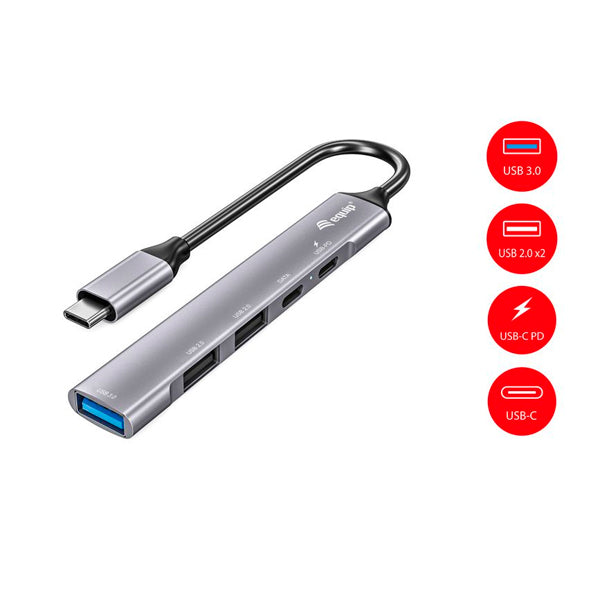 EQUIP LIFE HUB USB-C 5PORT 2XUSB2 1XUSB3 1XUSB-C PD100W