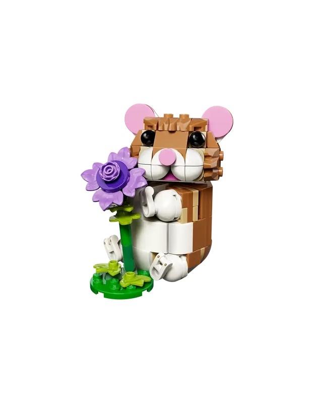 LEGO - HAMSTER ADORÁVEL COM FLOR 31376