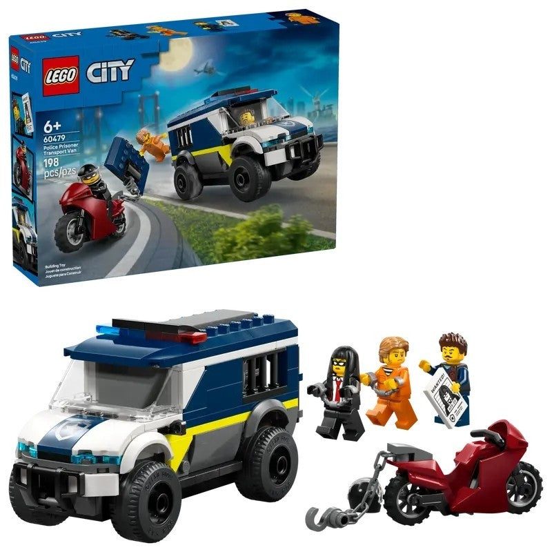 LEGO - CARRINHA DE TRANSPORTE DE PRISIONEIROS DA POLÍCIA 60479