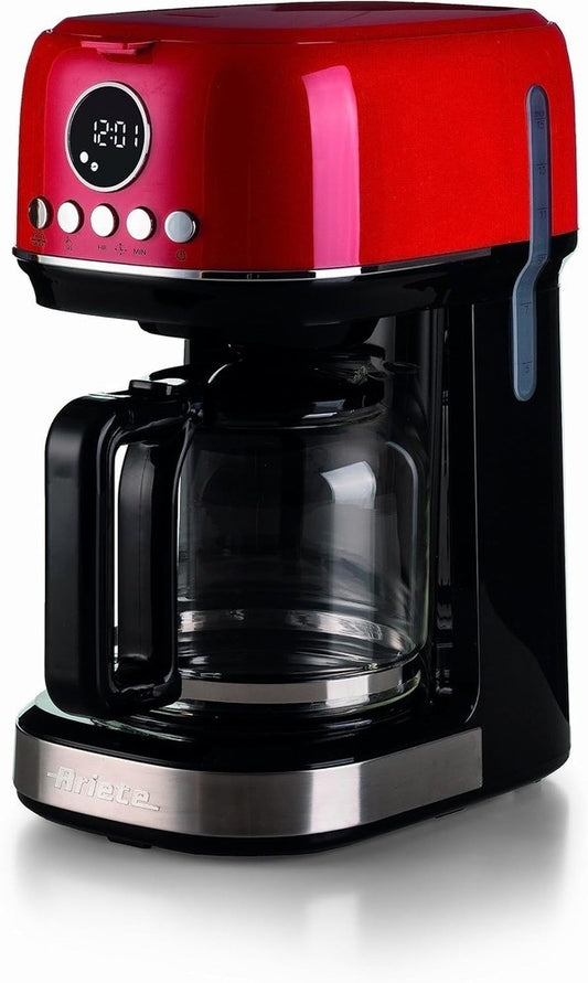 ARIETE - MÁQUINA CAFÉ DE FILTRO MODERNA VERMELHA 1396/00