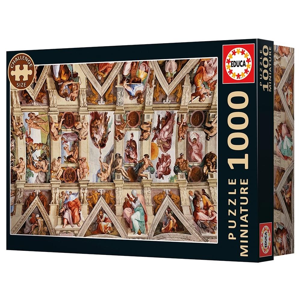 EDUCA - PUZZLE 1000 CAPELA SISTINA MINIATURA 20581