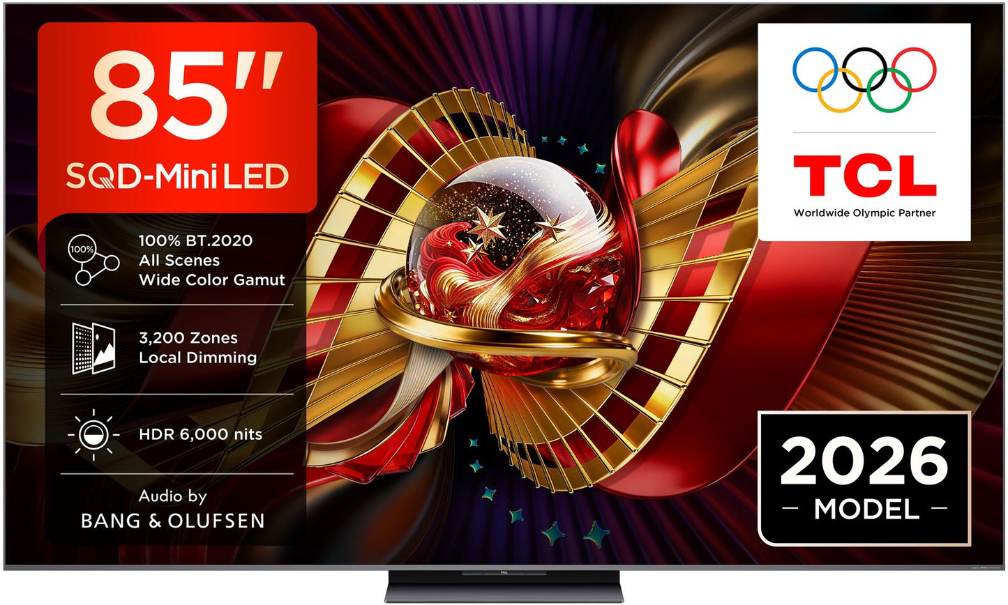 TCL - SQD-MINILED SMART GOOGLETV B&O SOUND 85C8L