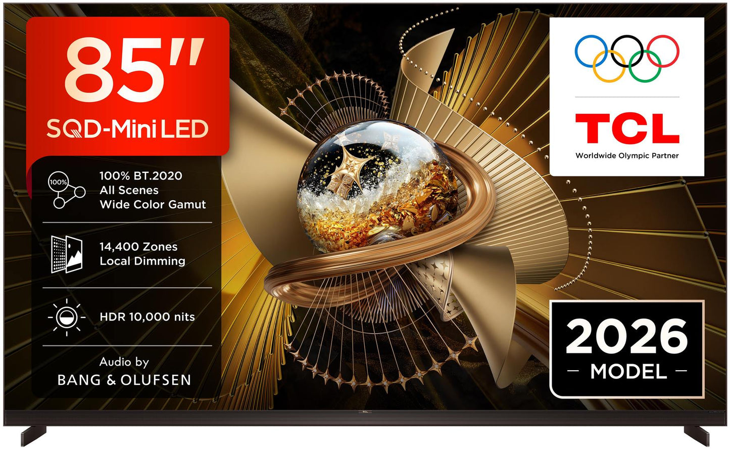 TCL - SQD-MINILED SMART GOOGLETV FLAT-THIN 85X11L