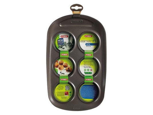 PYREX - FORMA PARA QUEQUES AS06BU0/7646