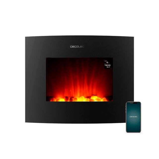 CECOTEC - LAREIRA ELÉTRICA READYWARM 2650 CURVED FLAMES CONNECTED 5814