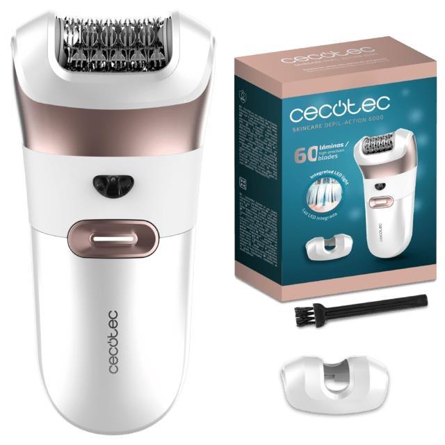 CECOTEC - DEPILADORA ELÉTRICA SKINCARE DEPIL-ACTION 6000 A01_EU01_116306