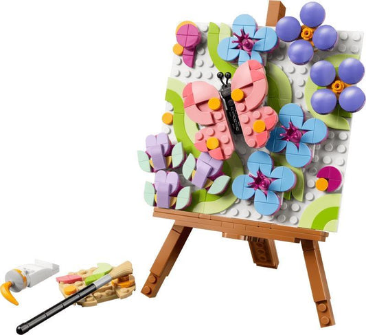 LEGO - QUADRO DE DECORAÇÃO COM ARTE FLORAL 31390