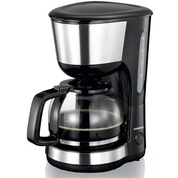 BUTLER BY NEDIS CAFETEIRA 1.25L 1000W PRETO / INOX