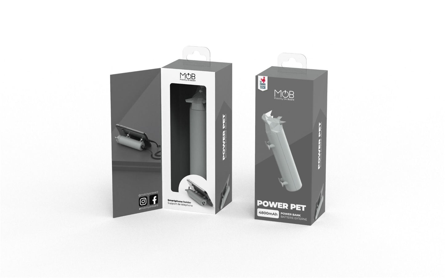 POWERBANK PETS 4800 mAH- RHINO