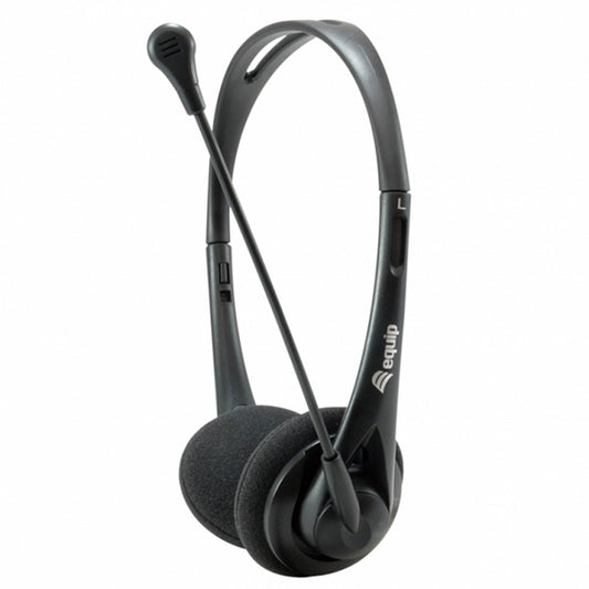 EQUIP LIFE HEADSET C/MICRO C/COMAN VOL 3.5"+ ADAP 2 JACKS