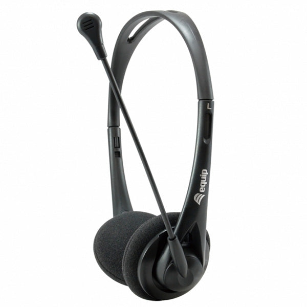 EQUIP LIFE HEADSET C/MICRO C/COMAN VOL 3.5"+ ADAP 2 JACKS
