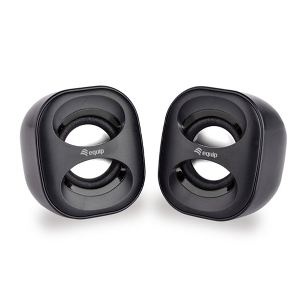 EQUIP LIFE MINI COLUNAS USB 6W SPEAKER PRETO