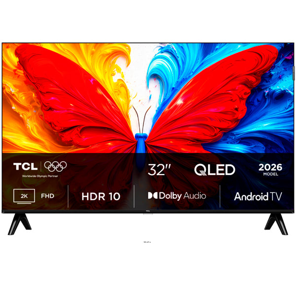 TCL QLED TV 32" FHD HDR10 SMART TV GOOGLE TV 32S5L