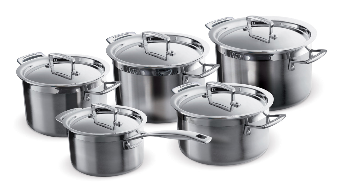 LE CREUSET - SET 5 PEÇAS AÇO INOX 96209400001000