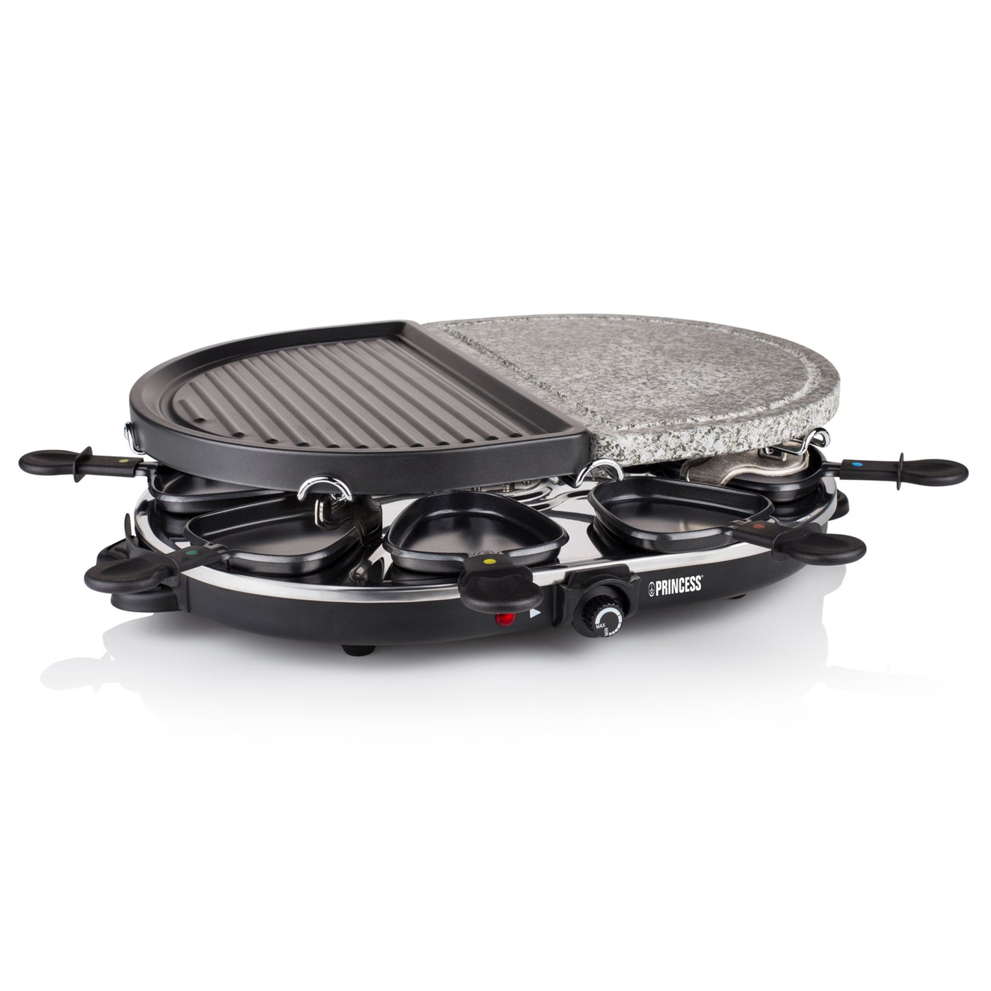 PRINCESS - RACLETTE 8 OVAL PEDRA/GRILL 162710