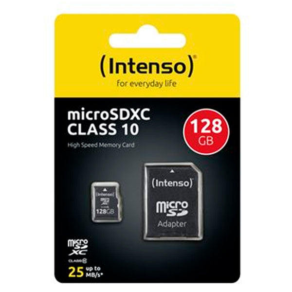 INTENSO MICROSD 128GB CLASS 10 C\ ADAPTADOR