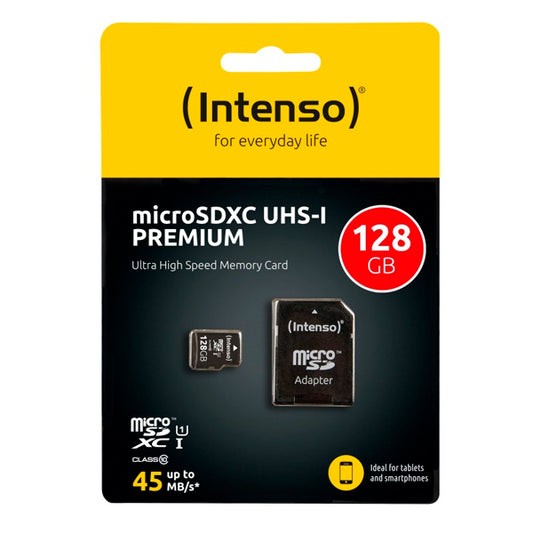 INTENSO MICROSD 128GB UHS-I PREMIUM C\ ADAPTADOR
