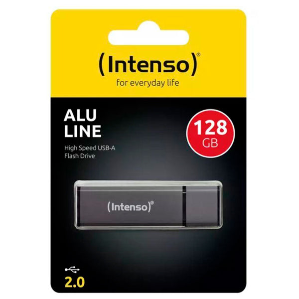 INTENSO PENDRIVE USB FLASH DRIVE 2.0 128GB ALU LINE ANTHRACITE