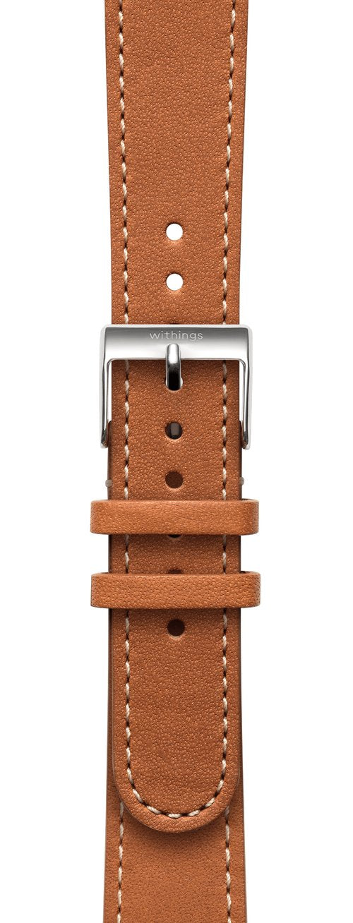 WITHINGS - PULSEIRA CABEDAL 18MM (BROWN/STEEL)