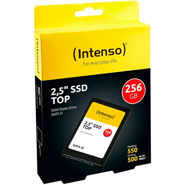 INTENSO SSD 256GB SATA III TOP 2,5" 550/500 MBS