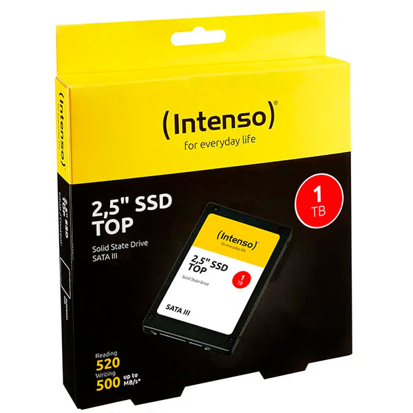 INTENSO SSD 1TB SATA III TOP 2,5" 550/500 MBS