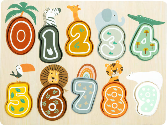 PUZZLE NÚMEROS ´´SAFARI´´