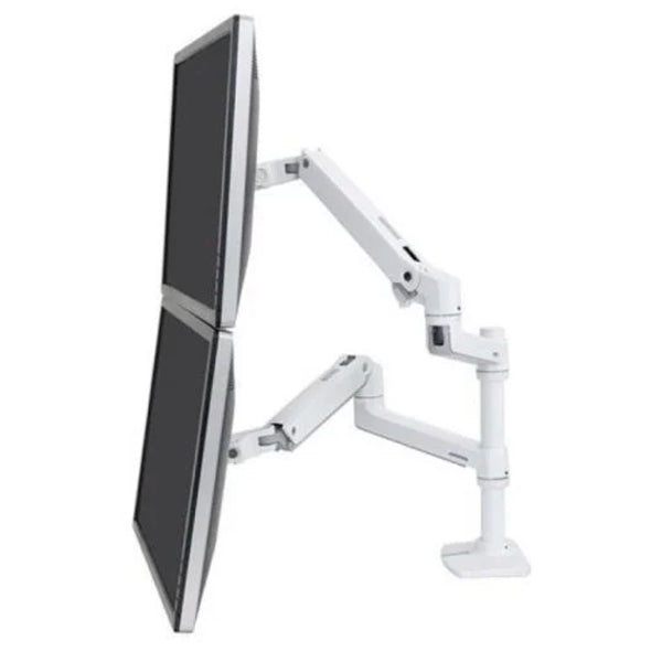 ERGOTRON SUPORTE MONITOR SECRETARIA DUAL LX SERIES MONTAGEM 24" BRANCO