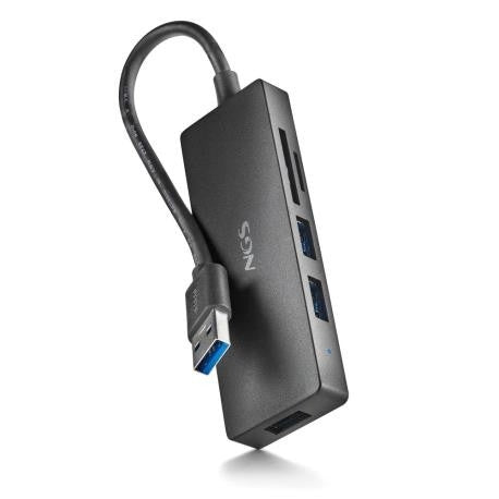 NGS - HUB 3 X USB 3.0 TF/SD CARD READER IHUBREADER
