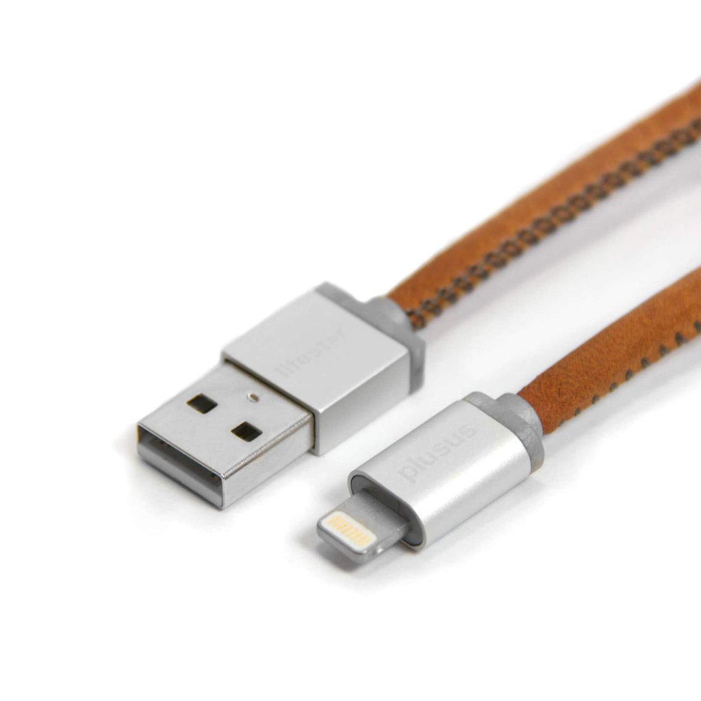 PLUSUS - LIFESTAR LIGHTNING-USB (1M - VINTAGE TAN)