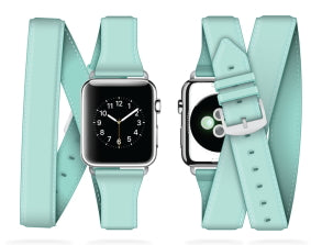 GRIFFIN - UPTOWN LEATHER BAND APPLE WATCH (38MM-SEAFOAM)