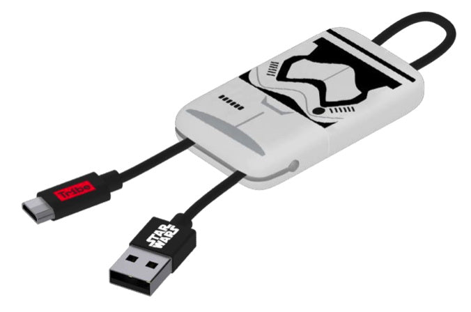 TRIBE - CABO KEYLINE USB-LIGHTNING STAR WARS (STORMTR)
