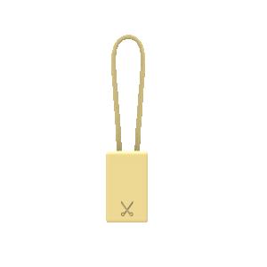 PHILO - KEYCHAIN LIGHTNING CABLE 20CM (GOLD)
