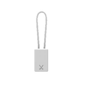 PHILO - KEYCHAIN LIGHTNING CABLE 20CM (SILVER)