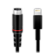 IK MULTIMEDIA - CABO LIGHTNING TO MINI-DIN W/ CHARGING