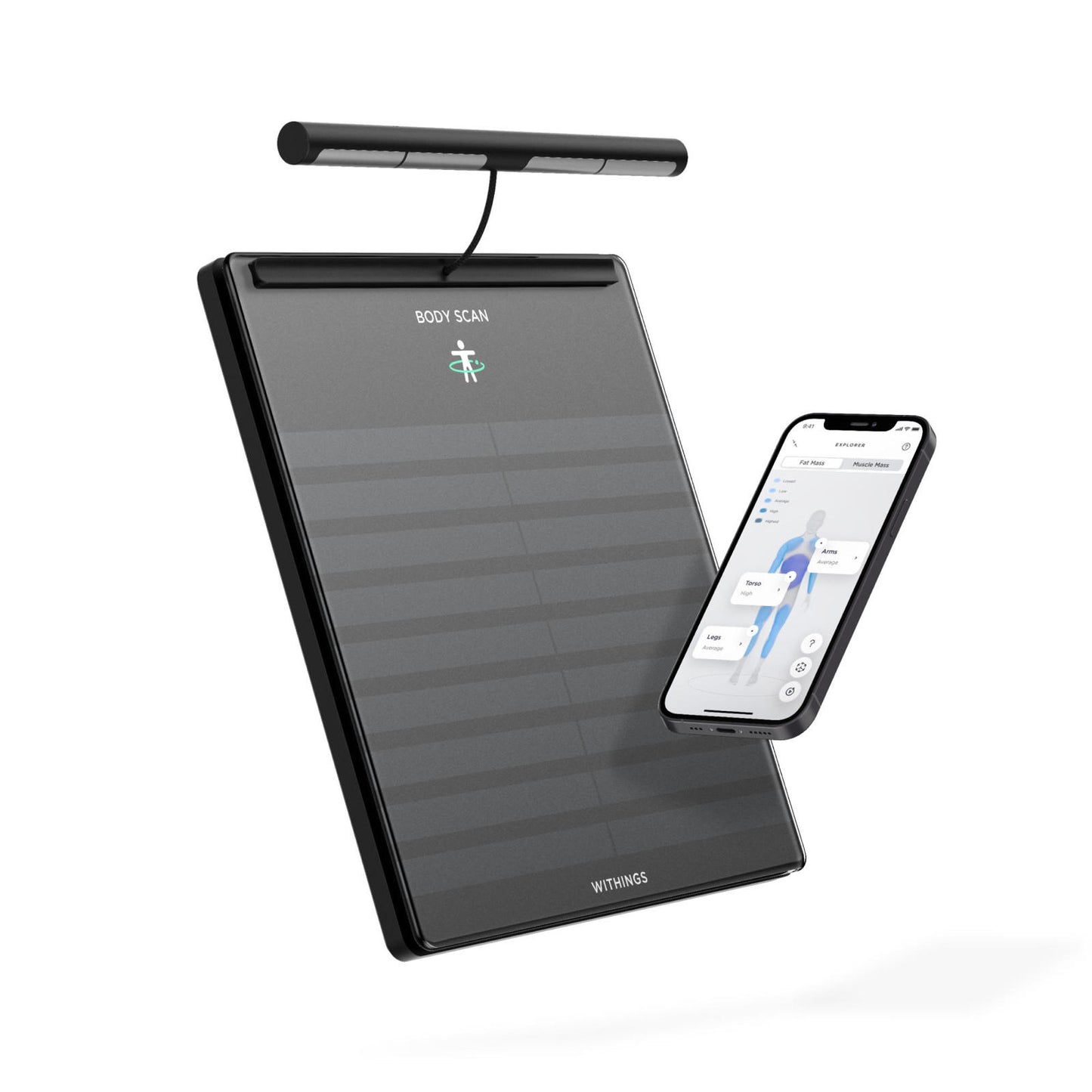 WITHINGS - BALANÇA BODY SCAN (BLACK)