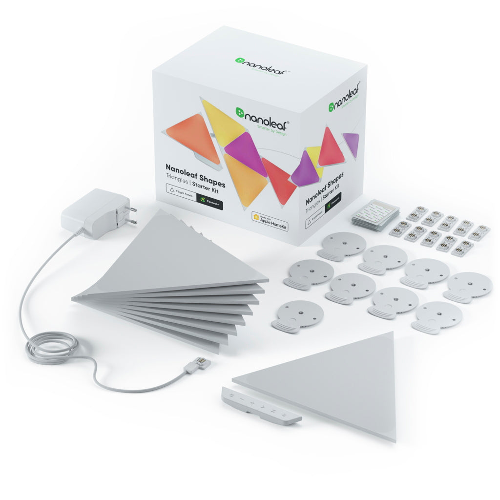 NANOLEAF - SHAPES TRIANGLES KIT (STARTER+9 PANELS)