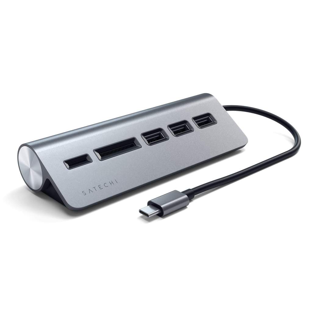 SATECHI - USB-C COMBO HUB FOR DESKTOP (SPACE GREY)