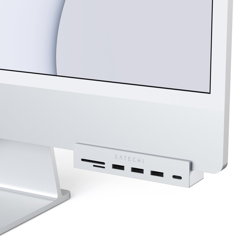 SATECHI - USB-C CLAMP HUB FOR 24" IMAC (SILVER)