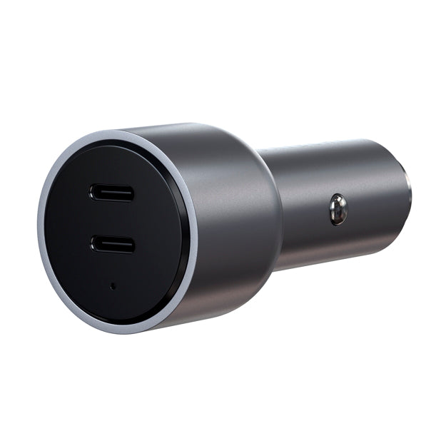 SATECHI - 40W DUAL USB-C PD CAR CHARGER (SPACE GREY)