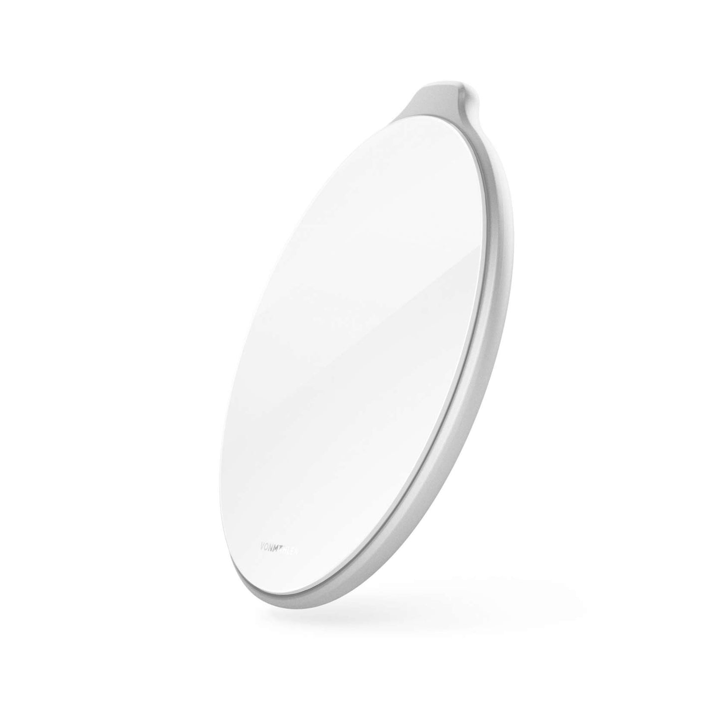 VONMAEHLEN - CARREGADOR QI AURA LITE ACRYLIC GLASS (SILVER)