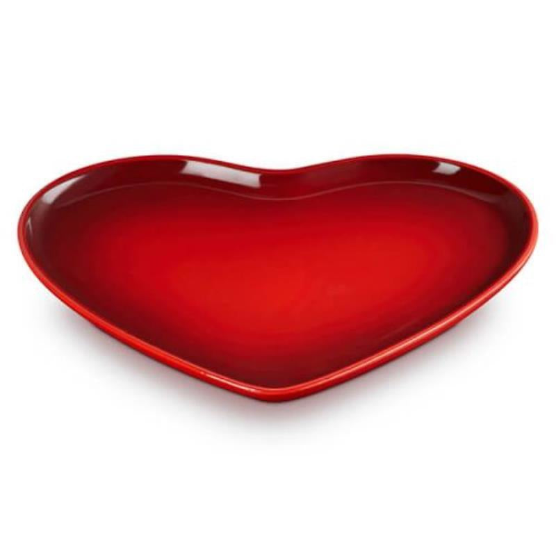LE CREUSET - PRATO CORAÇÃO 32CM CEREJA 80616320600003