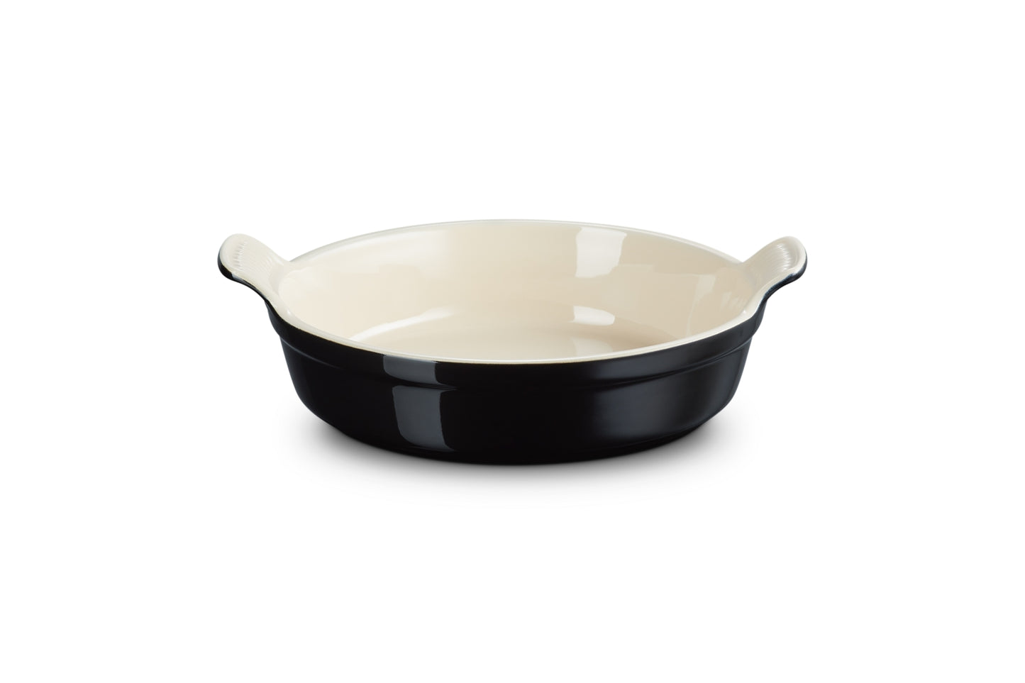 LE CREUSET - TABULEIRO REDONDO 24CM HERITAGE. NEGRO ONIX 61129241400007