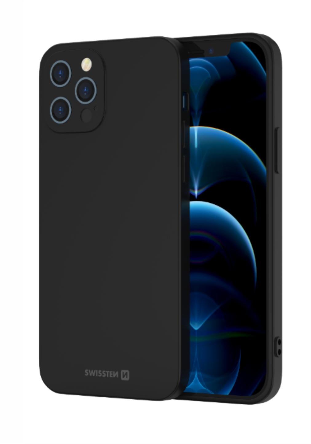 SWISSTEN - SOFT JOY IPHONE 12/12 PRO (BLACK)