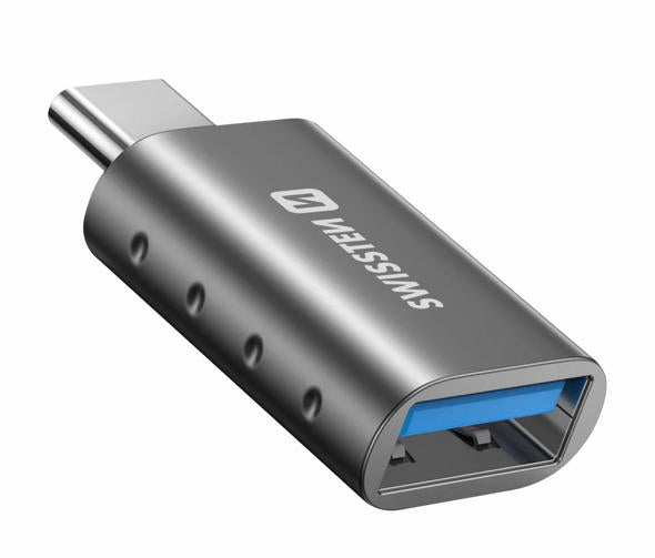 SWISSTEN - ADAPTER USB-C(M) TO USB-A(F)
